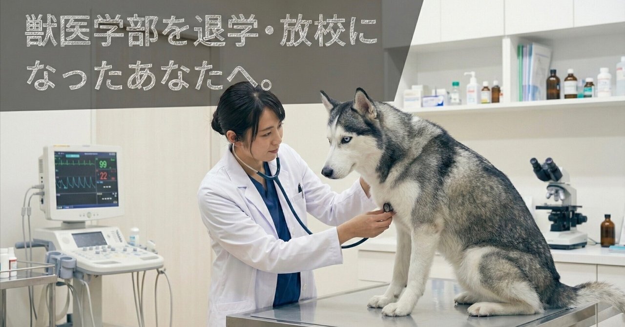 獣医学部退学後の人生を立て直す方法の記事サムネイル